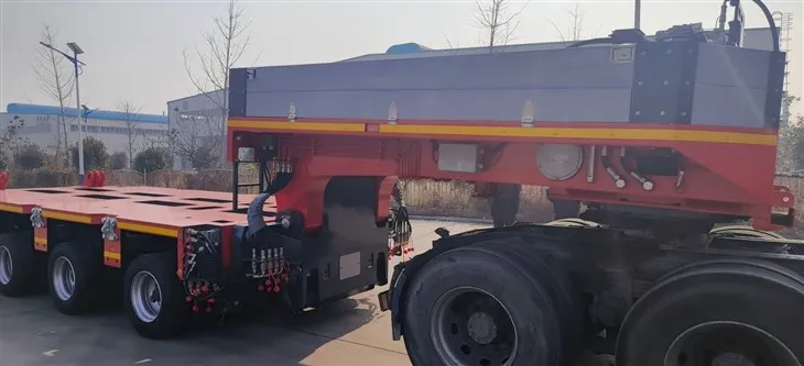 Modular Trailer For 200 Ton Crawler Crane Transporation