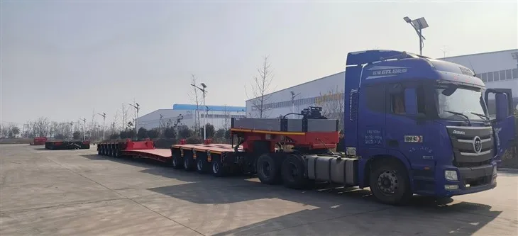 Modular Trailer For 200 Ton Crawler Crane Transporation